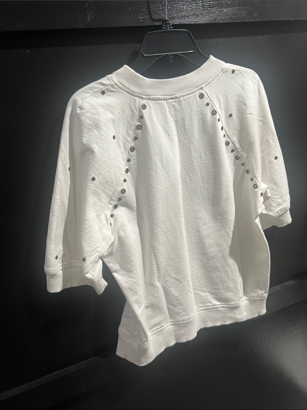 Anthropologie | White Short Sleeved Top | Size Medium - Picture 7 of 11